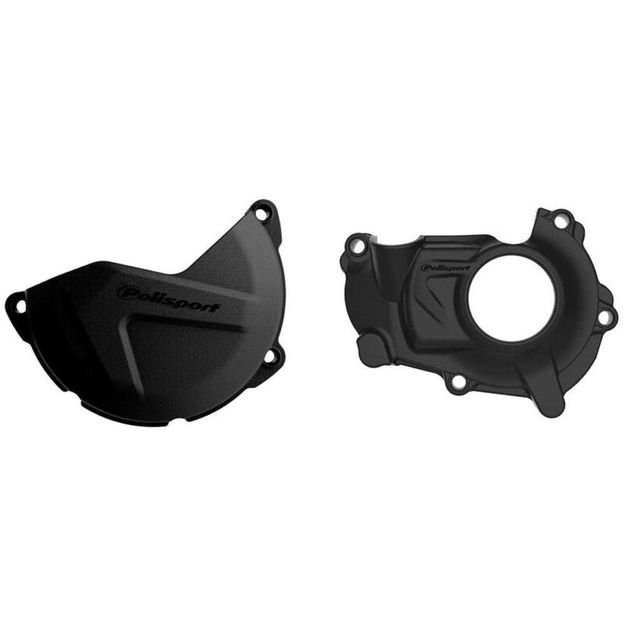 Защита крышки зажигания+сцепления Polisport для Yamaha YZ450F 23-24 черная