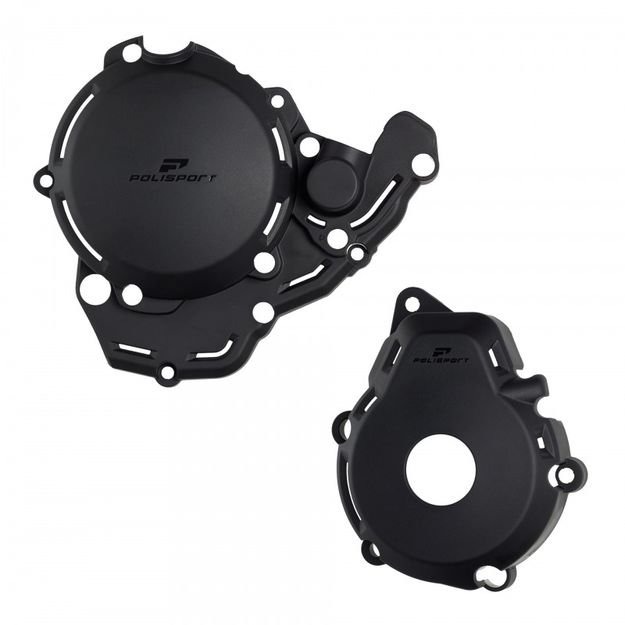 Polisport Комплект защита крышки сцепления + зажигания + помпы KTM EXCF250-350 2024-, HUSQ FE250-350 2024-