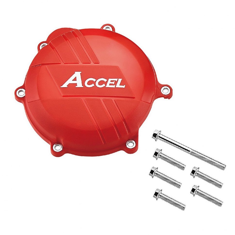 Accel Пластиковая защита крышки сцепления Honda CRF250R 10-17 Красный