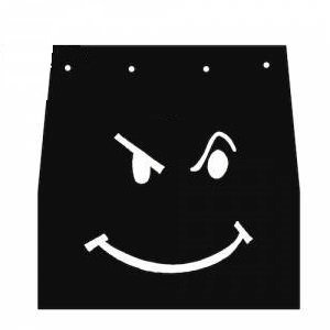 Flap Брызговик для снегохода F-027 (Smiley зел.)
