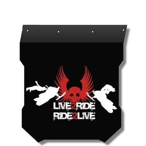 Flap Брызговик для снегохода F-046 (Live 2 Ride красн.)