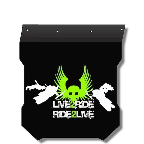 Flap Брызговик для снегохода F-047 (Live 2 Ride зел.)