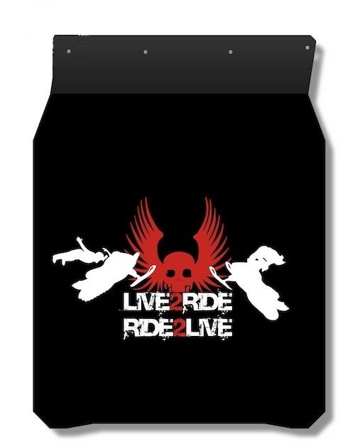 Flap Брызговик для снегохода F-048 (Live 2 Ride удл., красн.)