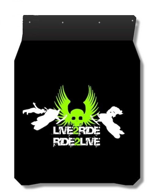 Flap Брызговик для снегохода F-049 (Live 2 Ride удл., зел.)