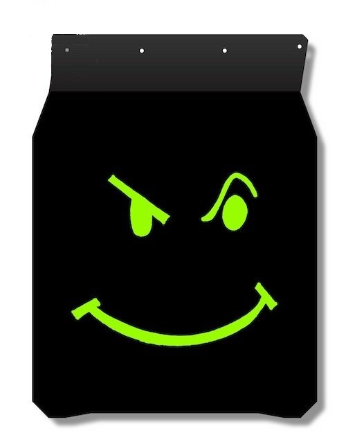 Flap Брызговик для снегохода F-053 (Smiley удлин., зел.)