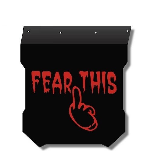 Flap Брызговик для снегохода F-054 (Fear This красн.)
