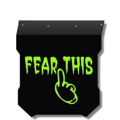 Flap Брызговик для снегохода F-055 (Fear This зел.)