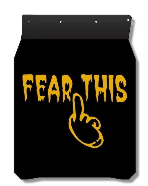 Flap Брызговик для снегохода F-056 (Fear This удлин., оранж.)