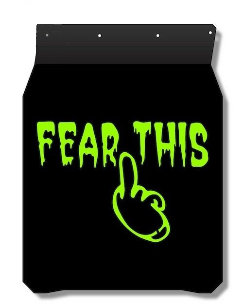 Flap Брызговик для снегохода F-057 (Fear This удлин., зел.)