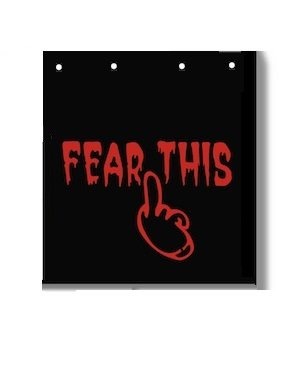 Flap Брызговик для снегохода F-060 (Fear This красн.)