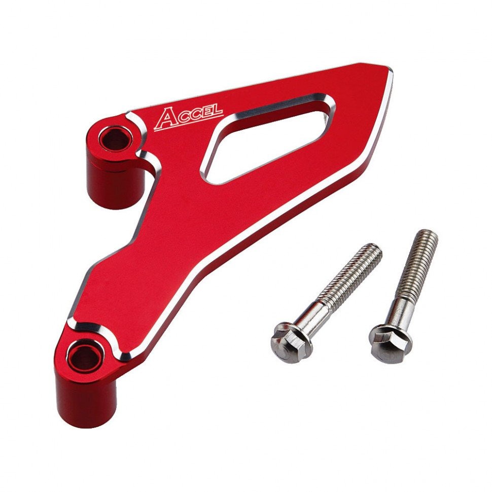 Accel Защита передней звезды Honda CRF250R 04-09, CR250 02-07, CRF250X 04-07 красный