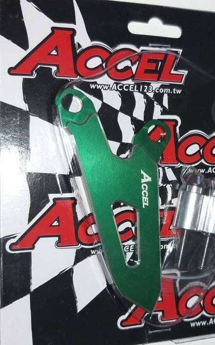 Accel Защита передней звезды Kawasaki KLX140/150 08-20 зеленый
