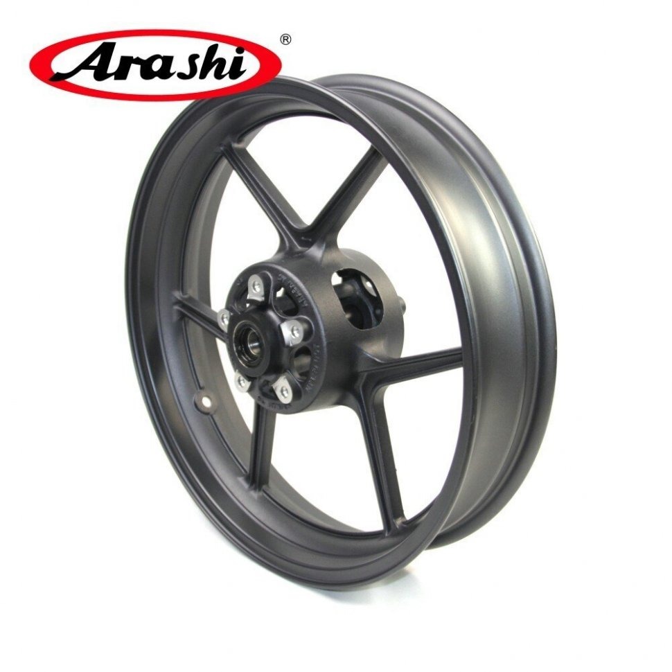 Передний колёсный диск Arashi для Kawasaki Z750 09-12, Z800 13-15, ZX-10R 04-05, ER-6N 09-12, черный