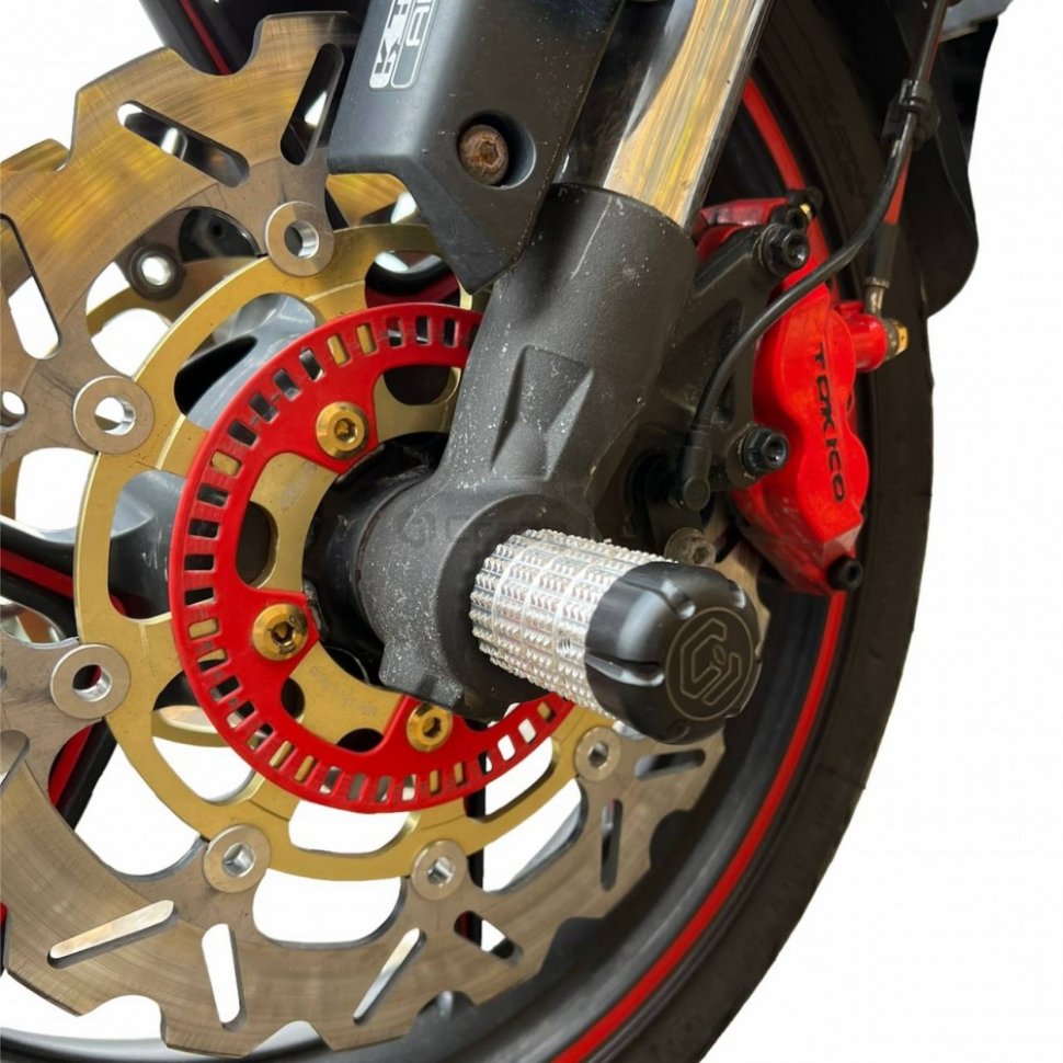 Crazy Iron 4125715 Пеги в ось переднего колеса Kawasaki VERSYS 1000 12-18