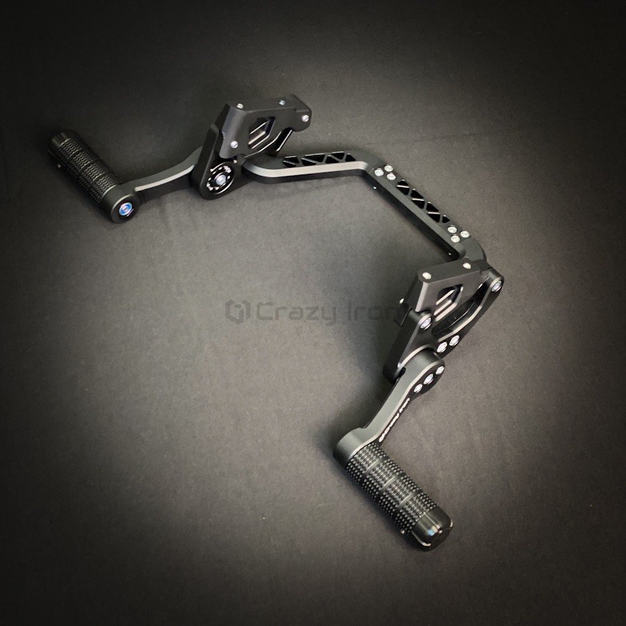 Crazy Iron 303023blk Сабкейдж регулируемый CNC YAMAHA YZF-R6 03-05 черный