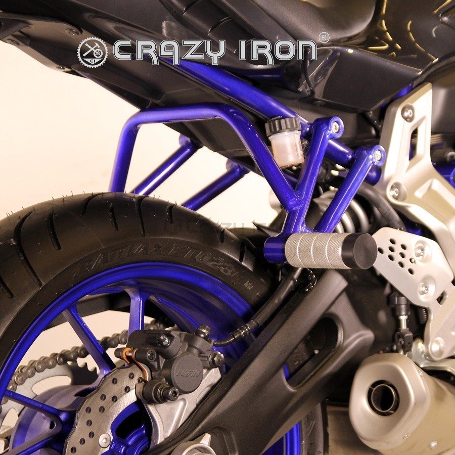 Crazy Iron Сабкейдж Yamaha MT-07, FZ-07 14-24 Бирюзовый матовый