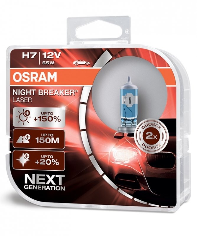 Osram Лампа головного света H7 PX26d 12V55W 3800K