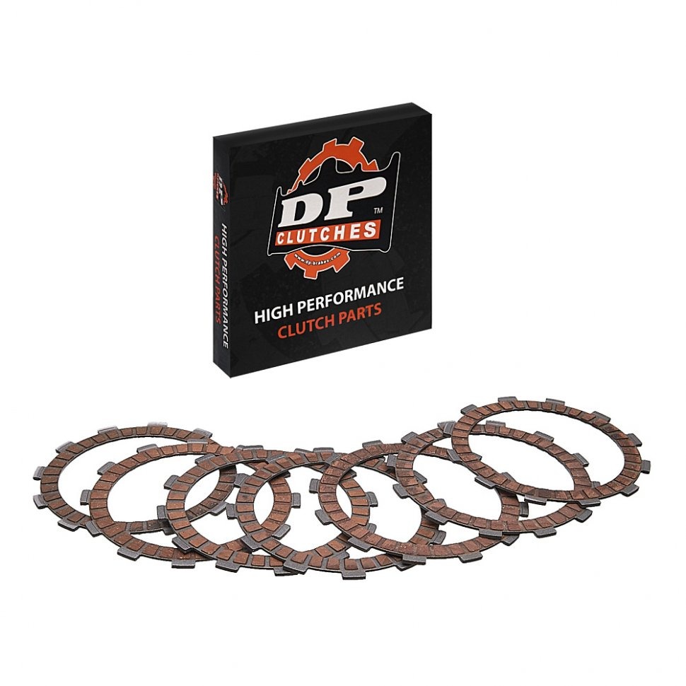 Диски сцепления фрикционные DP-Clutch 5509-7 KTM SX/EXC125 06-18 (77032011000)
