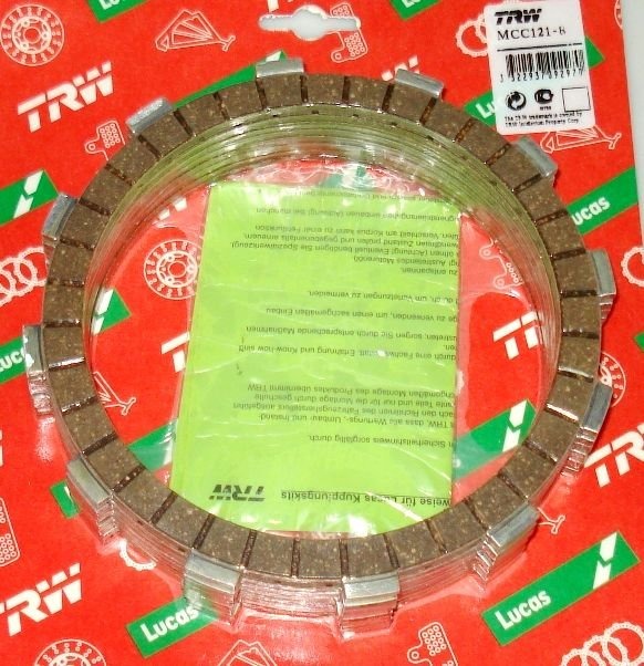 Фрикционные диски сцепления TRW для мотоциклов MCC121-8