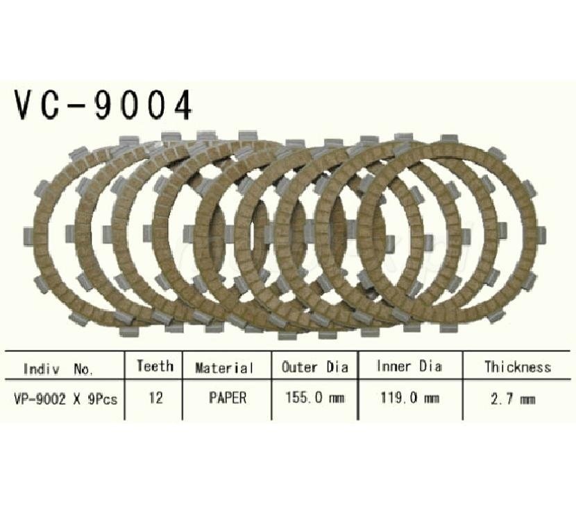 Vesrah Диск сцепления VC 9004