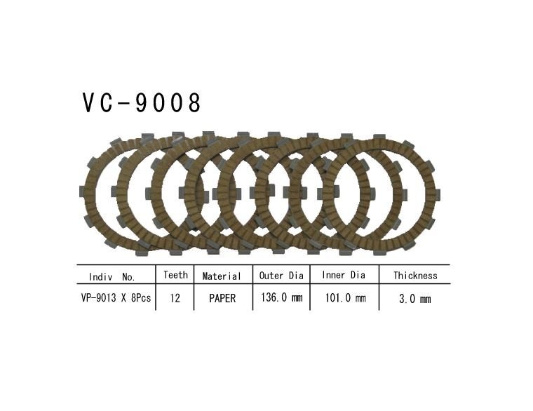 Vesrah Диск сцепления VC 9008
