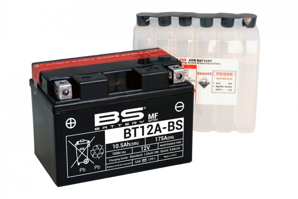 BS-Battery BT12A-BS Аккумулятор (YT12A-BS)