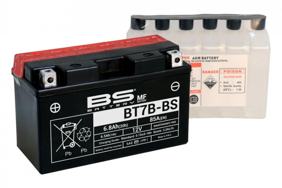 BS-Battery BT7B-BS Аккумулятор (YT7B-BS)