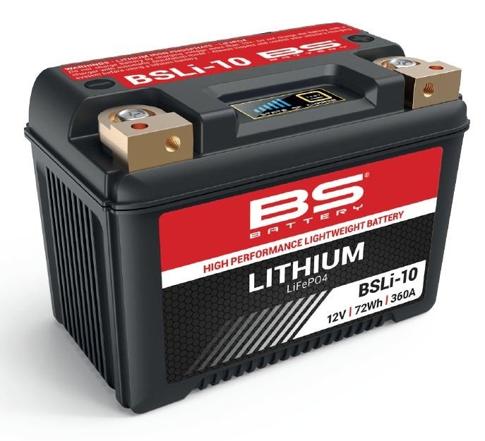 BS-Battery 360110 BSLI-10 Аккумулятор BS-Lithium 12В 6 Ач, 72 Wh, 360A 148x86x105, обратная
