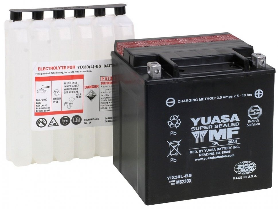 Аккумулятор YUASA YIX30L-BS