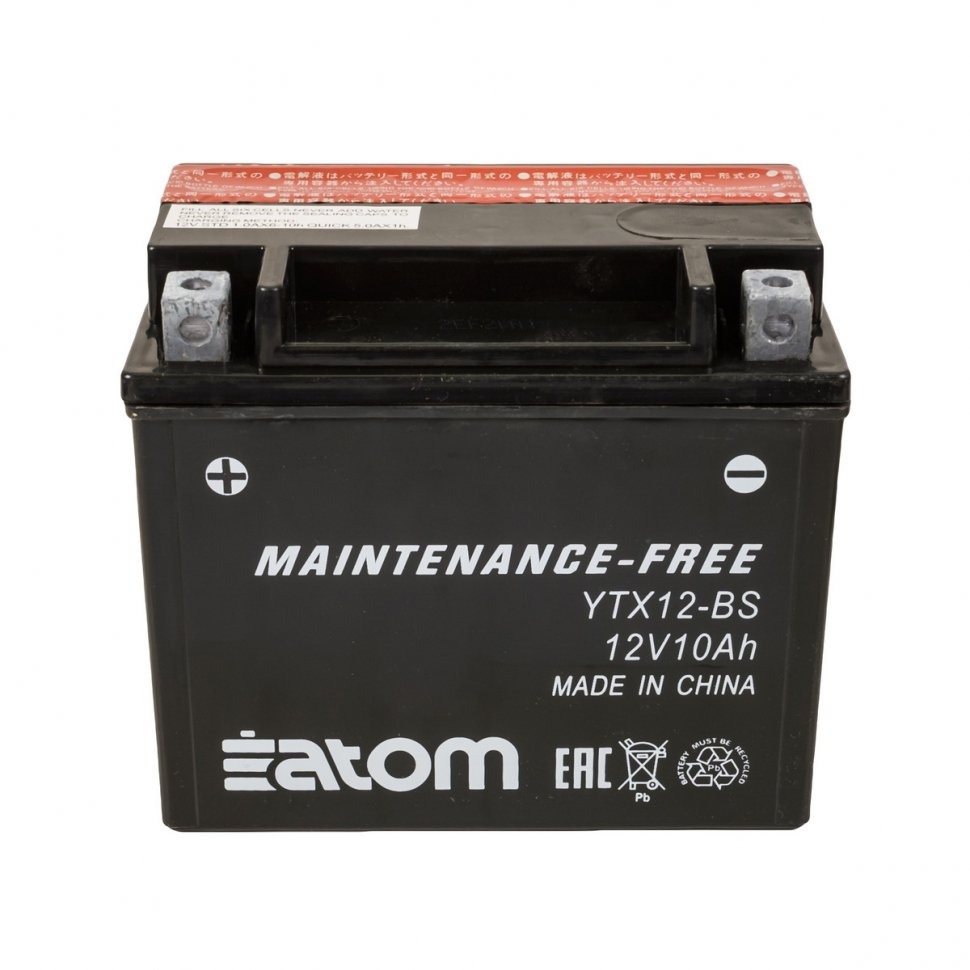 Аккумулятор Atom YTX12-BS MF
