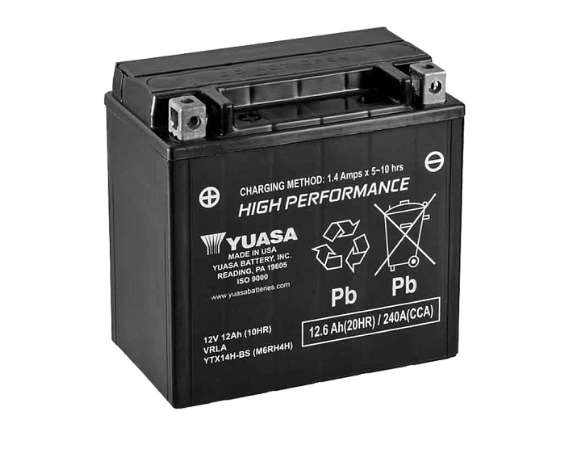 Yuasa Аккумулятор YTX14H-BS с электролитом