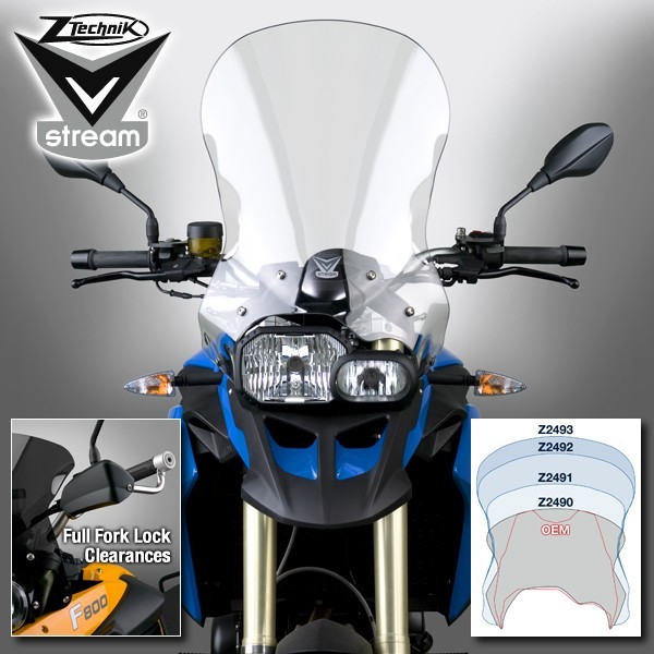ZTechnik Ветровое стекло F800/650GS(50см) Z2493