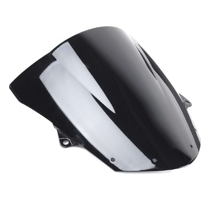 Ветровое стекло LBA для Kawasaki ZX-6R/636 09-17, ZX10R 08-10 DoubleBubble Черное