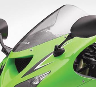 F.FABRI Лобовое стекло BULK053C ZX10R 04-05