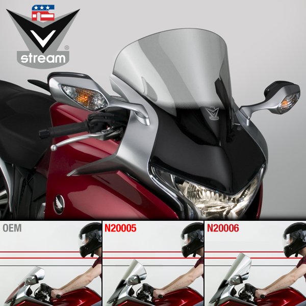 Лобовое стекло NC HONDA VFR1200 (31,4см) 26% N20005