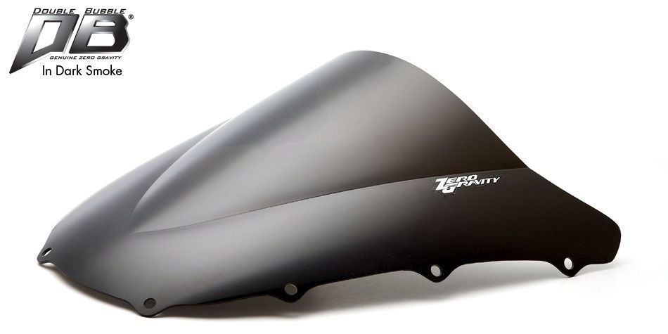 Ветровое стекло Zero Gravity 16-222-19 Double Bubble для мотоциклов Kawasaki ZX-9R 98-99, черное