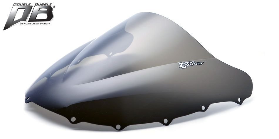 Ветровое стекло Zero Gravity 16-252-19 Double Bubble для мотоциклов Kawasaki ZX-7 93-95, черное