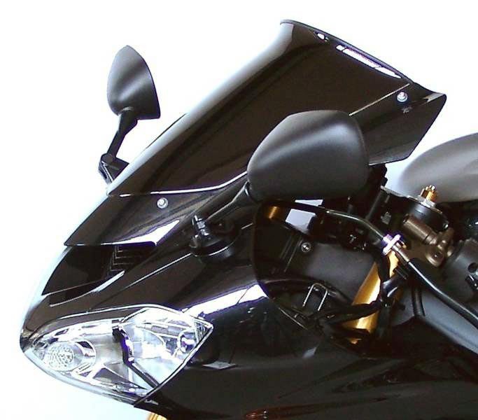 MRA Ветровое стекло для ZX-10R (ZXT00C) 2004-2005, Z750S 2005-2007 Spoiler S, цвет Серый