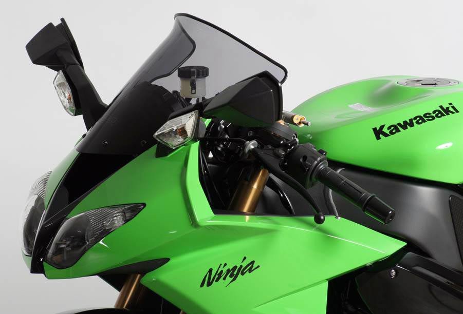 MRA Ветровое стекло для ZX-10R (ZXT00E) 2008-2010, ZX-6R (ZX600R) 2009-2014 Spoiler S, цвет Черный