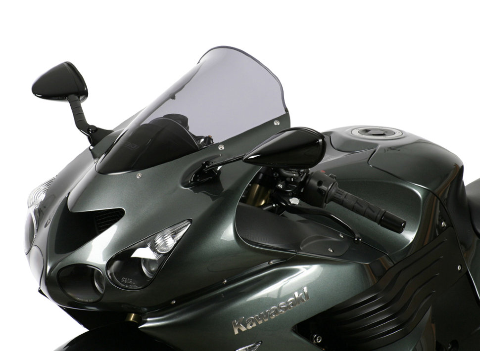 MRA Ветровое стекло для ZZ-R1400 (ZX-14 Ninja) 2006-2014 Spoiler S, цвет Черный
