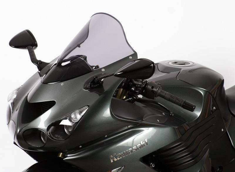 Ветровое стекло для ZZ-R1400 (ZX-14 Ninja) 2006-2014 Racing R, Серый