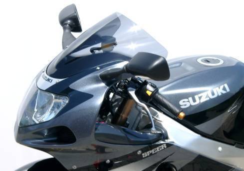 MRA Ветровое стекло для GSX-R1000 2001-2002, GSX-R750 2000-2003, GSX-R600 2001-2003 Racing R, цвет Черный