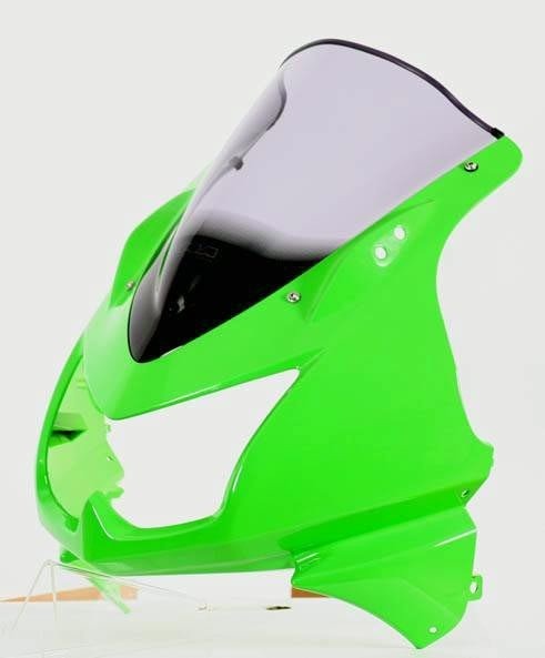 MRA Ветровое стекло для ZX250R Ninja 250 2013-2015, ZX300R Ninja 300 2013-2015 Racing R, цвет Серый