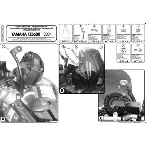 Givi D140Kit крепёж стекла