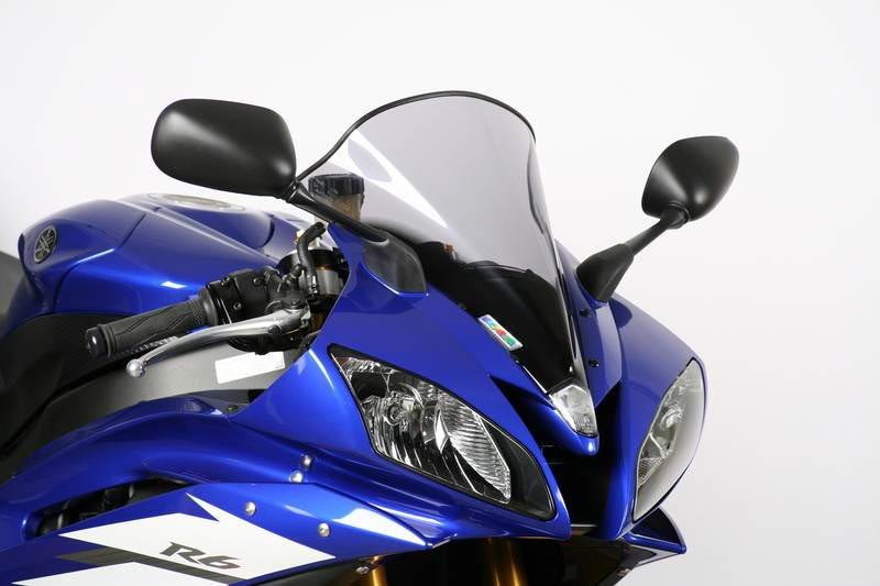 MRA Ветровое стекло для YZF-R6 (RJ11) 2006-2007 Racing R, цвет Серый