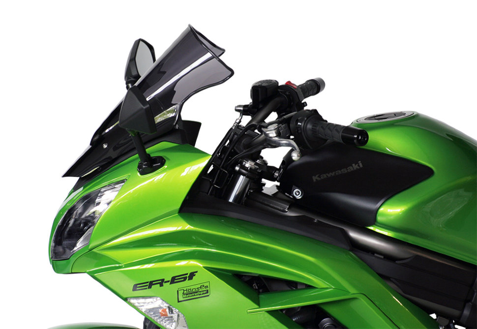 MRA Ветровое стекло для ER-6F (EX650E) 2012-2015 Racing R, цвет Серый