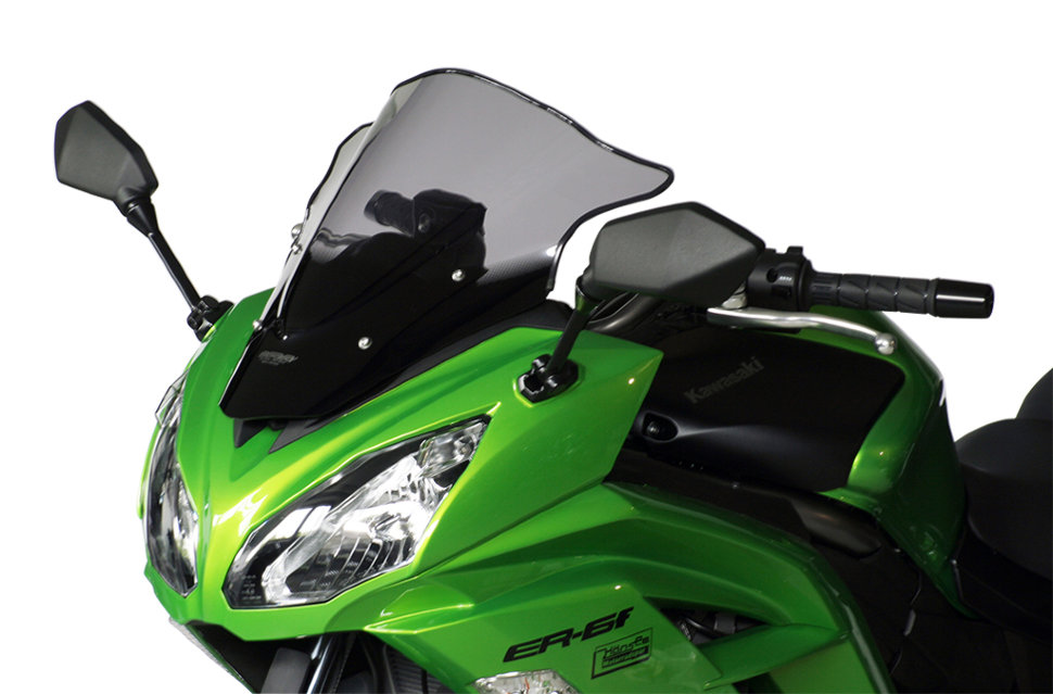 MRA Ветровое стекло для ER-6F (EX650E) 2012-2015 Racing R, цвет Черный
