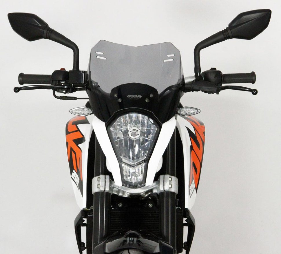 MRA Ветровое стекло для KTM Duke 125 / 200 / 390 2010-2015 Spoiler S, цвет Черный