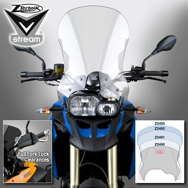 ZTechnik Ветровое стекло F800/650GS(50см) Z2493