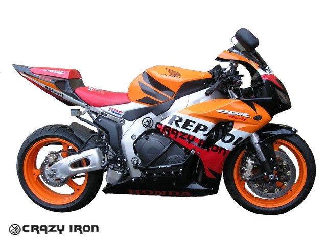 Crazy Iron 10001 Дуги для Honda CBR1000RR 2004-2007 + слайдеры на дуги